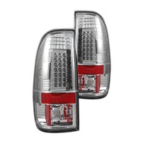 Recon - LED Tail Lights (CLEAR) - 2008-2016 Ford F-250/F-350/F-450/F-550 Superduty