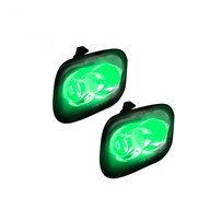 Recon Green LED Mirror / Puddle Lights - 2017-2023 Ford F-250/F-350 Superduty | 2015-2021 Ford F-150 | 2017-2021 Ford Raptor