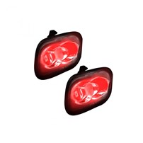 Recon Red LED Mirror / Puddle Lights - 2017-2023 Ford F-250/F-350 Superduty | 2015-2021 Ford F-150 | 2017-2021 Ford Raptor