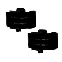Recon Amber LED Flashing Smoked Mirror Lights - 2017-2023 Ford F-250/F-350/F-450/F-550 Superduty