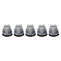 Recon Cab Roof Lights - Ford 17-20 – (5-Piece Set) Clear Lens with White High-Power LED's