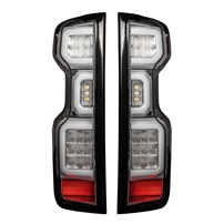 Recon Clear OLED Tail Lights - 2020-2023 Chevrolet Silverado 2500HD/3500HD | 2019-2023 Chevrolet Silverado 1500 (With Factory LED Tail Lights)