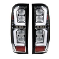 Recon Clear OLED Tail Lights - 2020-2023 GMC Sierra 2500HD/3500HD SRW | 2019-2023 GMC Sierra 1500 (With Factory Halogen Tail Lights)