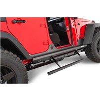 Rock-Slide Engineering Jeep JK Side Step Slider Set - 07-18 Wrangler JK 4 Door Models Set