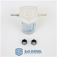 S&S Diesel Motorsport Gen2.1 6.7L Power Stroke CP4.2 Bypass Kit Billet Filter Head Upgrade with Filter