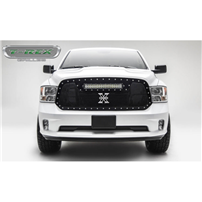 T-Rex 6314541 Torch Series Black LED 1-Piece Grille Replacement - 2014-2018 Ram 1500