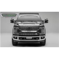T-Rex Laser Torch Series Black (1 Piece) Grille Replacement - 2017-2019 Ford Super Duty (without forward camera)