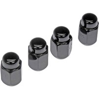 Dorman Products Wheel Nuts Universal 1/2 In.-20, Hex Size: 13/16 In. [Black Chrome]