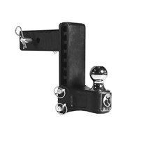 Blue Ox Towing Drop Hitch, 12K 7In Drop/Rise, 2 1/2In Receiver 2-2 5/16In