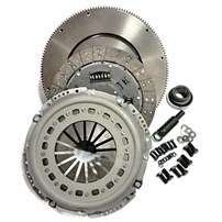 Valair Single Disc Clutch for ZF5 Transmission - 94-98 Ford 7.3L w/5 Speed - (Dual Mass Conversion) includes solid flywheel - Stock Replacement - NMU70263-SFC
