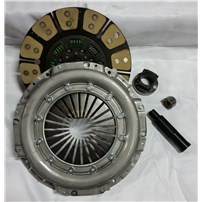 Valair Relacement Single Disc Clutch for ZF6 Transmission - 03-10 Ford 6.0L and 6.4L with ZF6 Transmission - HD Kit - Ceramic/Kevlar with HD pressure plate 500HP / 1100TQ - NMU70432-06