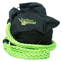 VooDoo Offroad Recovery Rope Bag Nylon Mesh Front Panel Zipper - Green