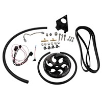 WC Fab Twin CP3 Kit, for 2001-2004 Duramax LB7, Black Anodized Pulley - WCF100231