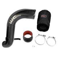 WC Fab Intake Kit, 4in., for 2004.5-2005 Duramax LLY, Bengal Silver - WCF100335-BS