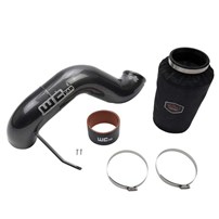 WC Fab Intake Kit, 4in., for 03-07 Cummins 5.9L, WCFab Red - WCF100346-RED