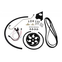 WC Fab Twin CP3 Kit, for 2006-2010 Duramax LB7/LMM, Black Anodized Pulley - WCF100233
