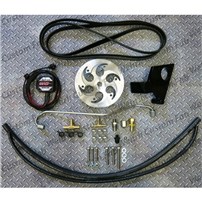 WC Fab Twin CP3 Kit, for 2004.5-2005 Duramax LLY, Raw Pulley - WCF100246