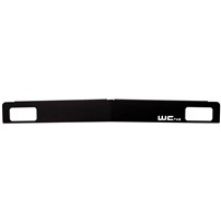 WC Fab Lower Valance Filler Panel - 15-19 Chevy 2500/3500 HD, w/ Tow Hooks, Fine Texture Black
