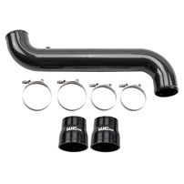 WC Fab Passenger Side 3.5 in. Intercooler Pipe, 2011-2016 GM Duramax 6.6L, Illusion Blueberry
