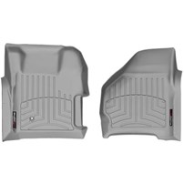 WeatherTech DigitalFit FloorLiner Front Set (GREY) - 1999-2007 Ford Super Duty (Automatic - with 4x4 Floor Shifter)