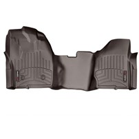 WeatherTech DigitalFit FloorLiner Front Set (COCOA) - 2012-2016 Ford Super Duty (Regular Cab - w/o 4x4 Floor Shifter with Raised Dead Pedal)(Over-The-Hump)