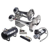 Wolo 839-860 Cannon Ball Express Pro Plus Lanyard Valve Air Horn Kit