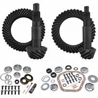 Yukon Re-Gear & Install Kit, D60 reverse/thick front, D80 rear, Ford F350, 4.30